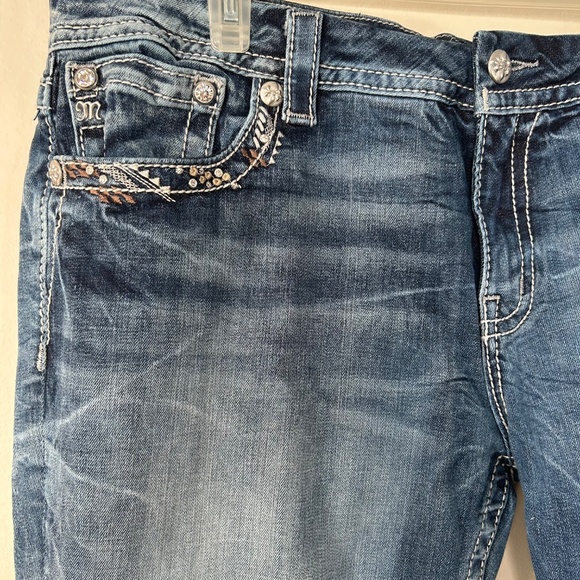 ❄️Mid Rise Boot Cut Bling Jeans - Picture 6 of 16